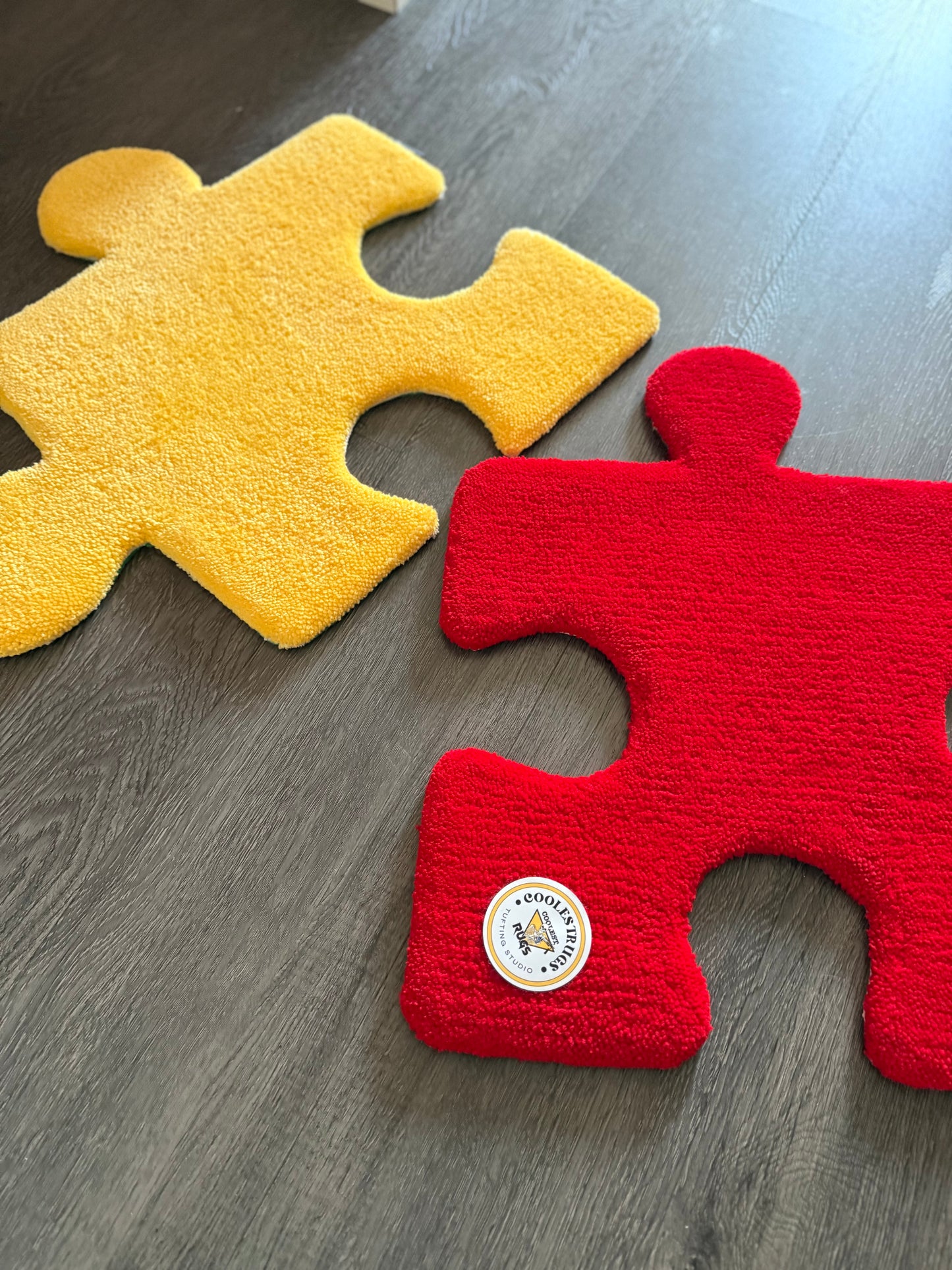 Puzzle custom rug