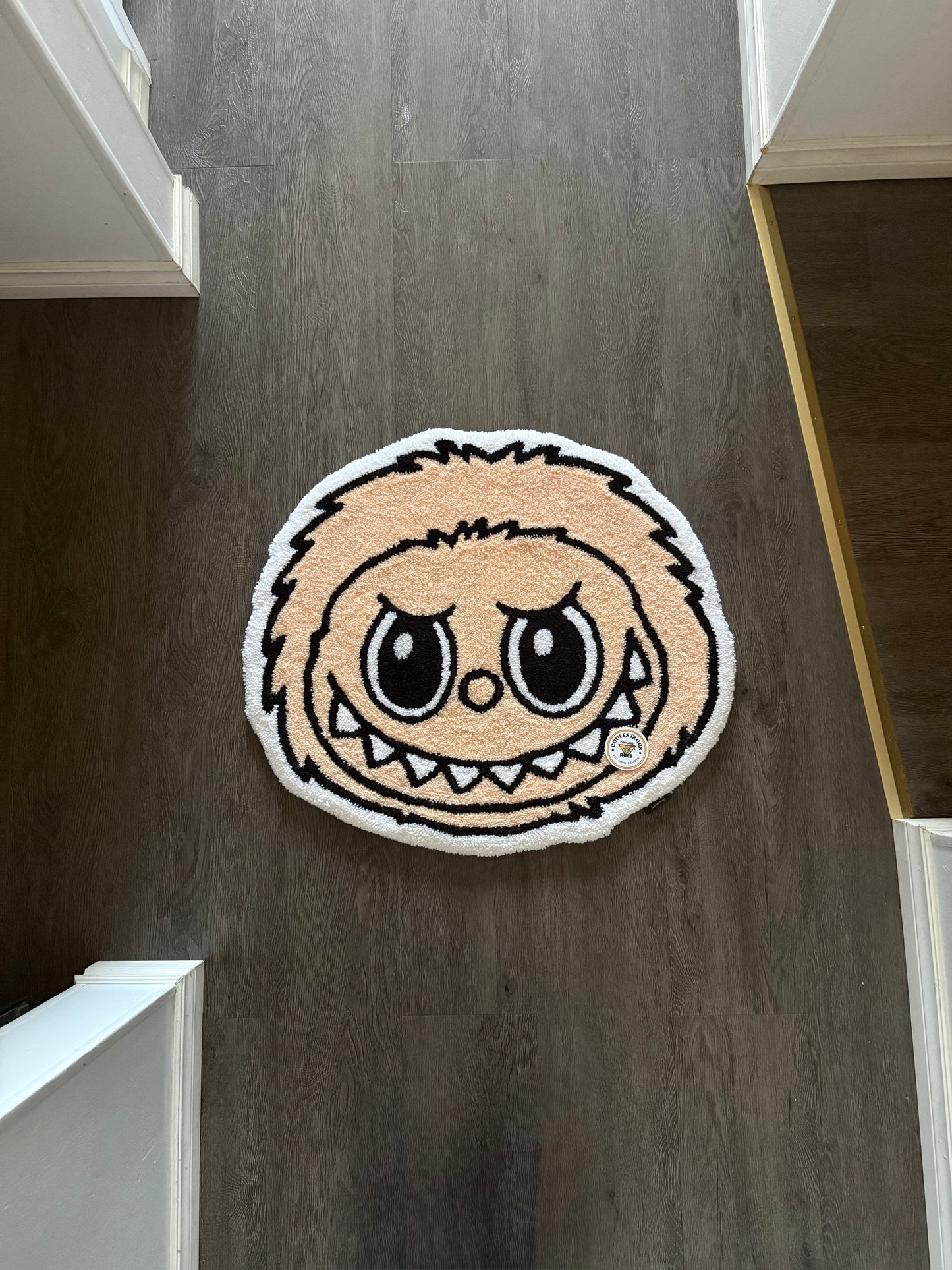 Light coral Labubu rug