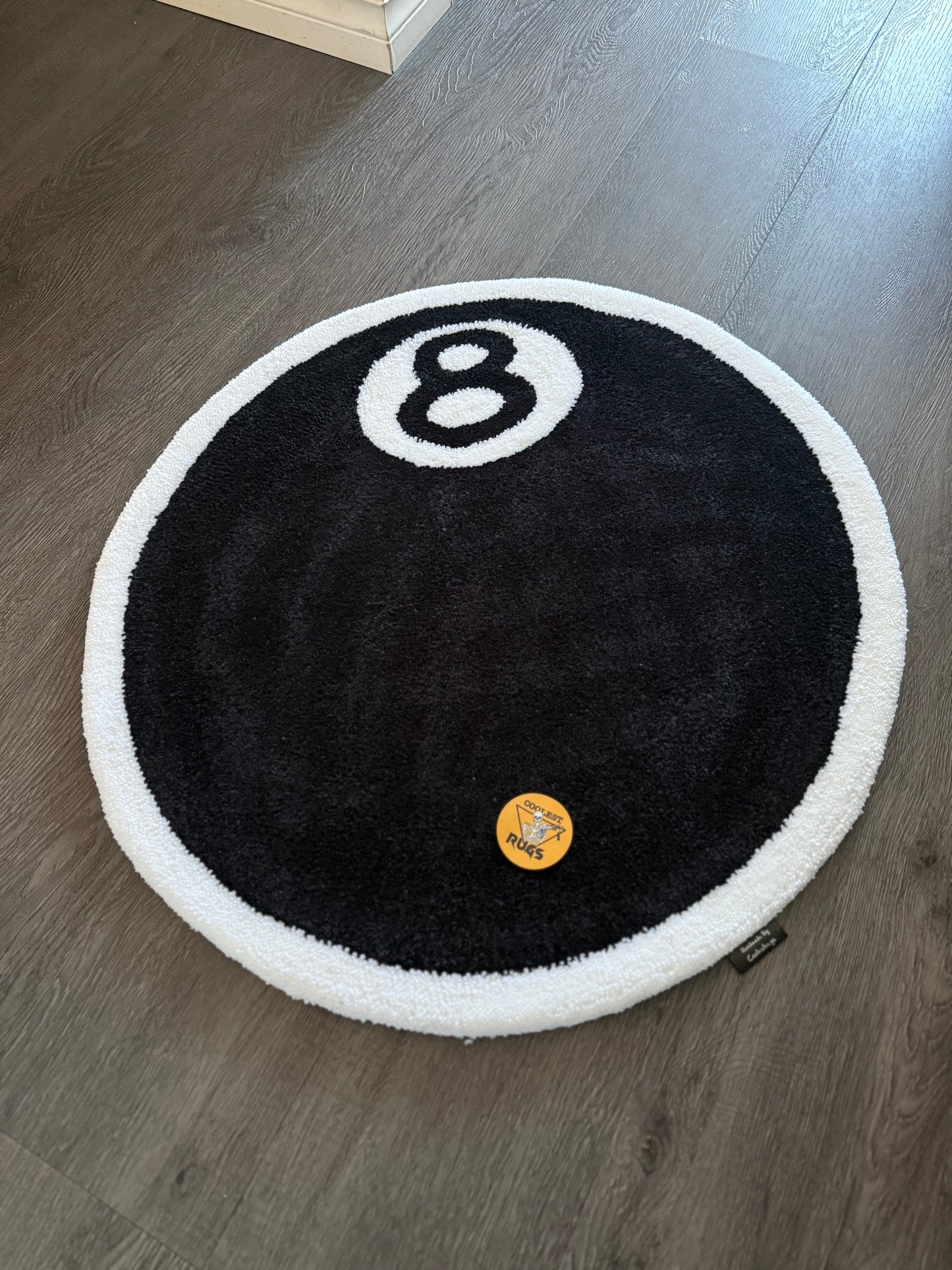 8 ball custom rug