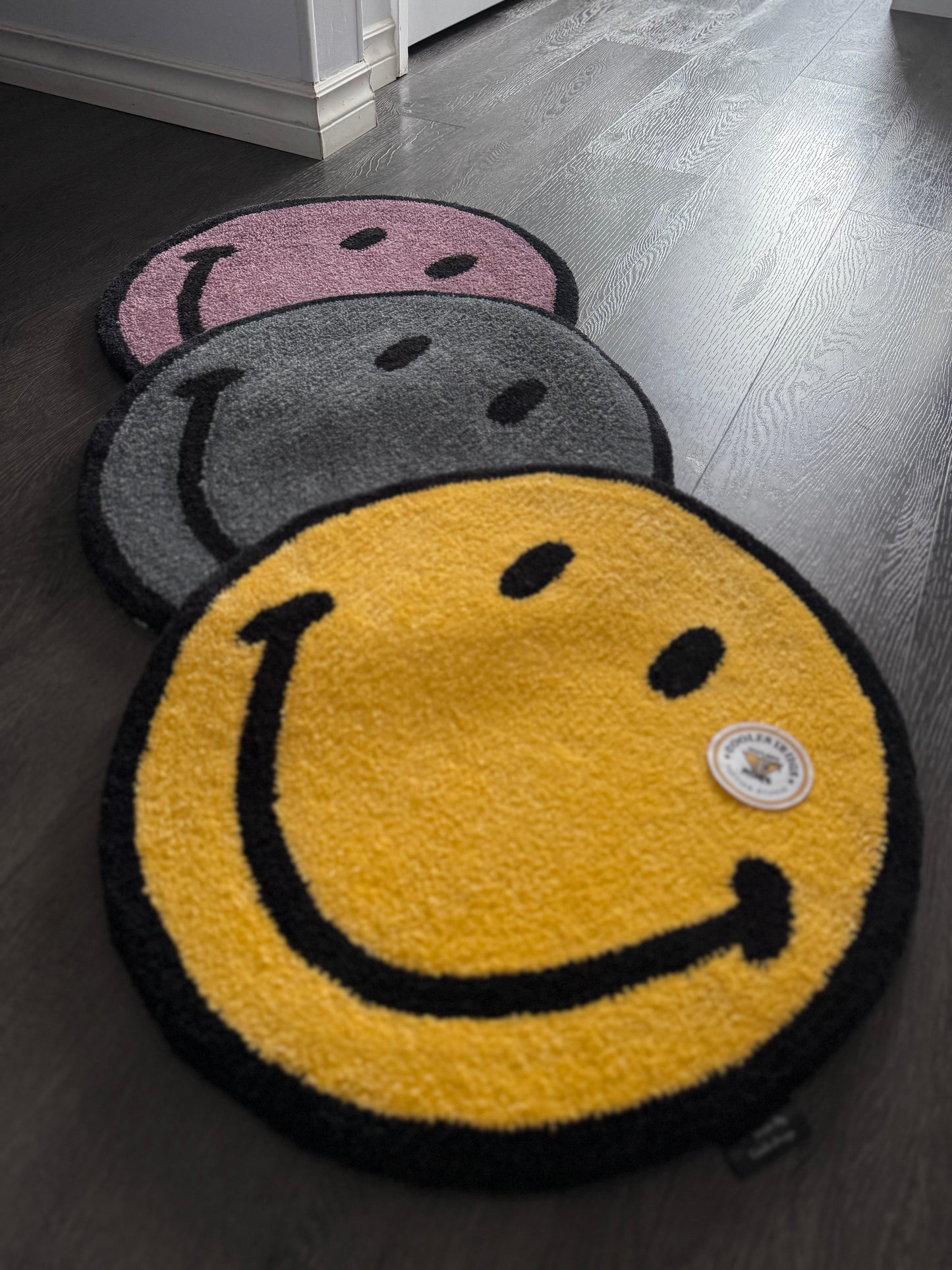 Smiley Face custom rug