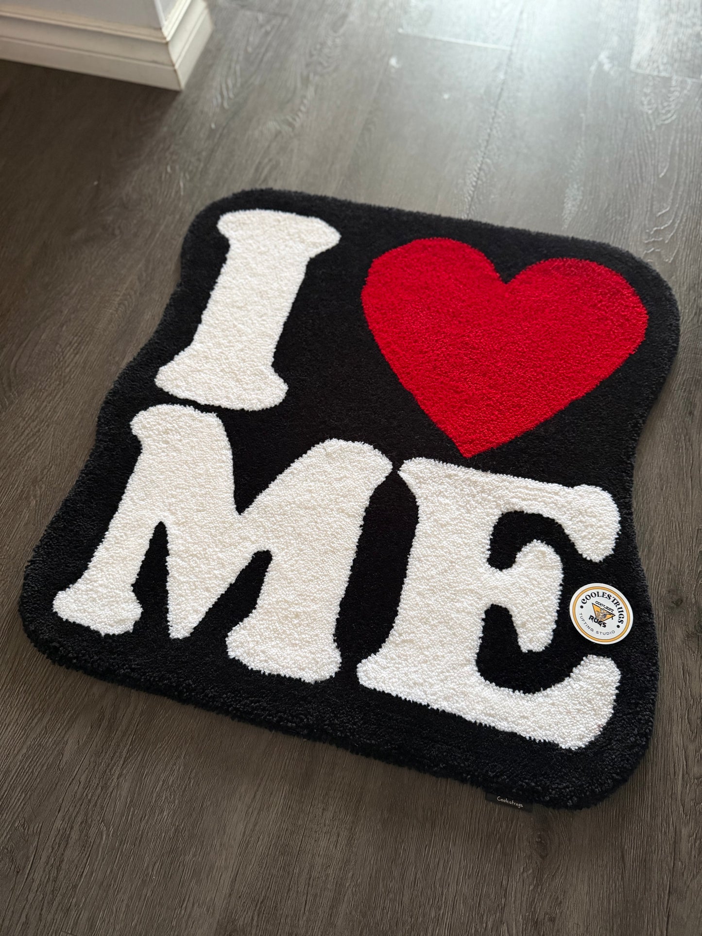I <3 me custom rug