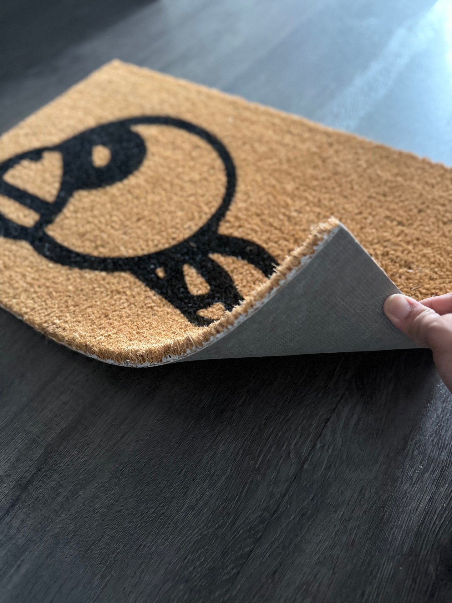 Baby milo custom doormat
