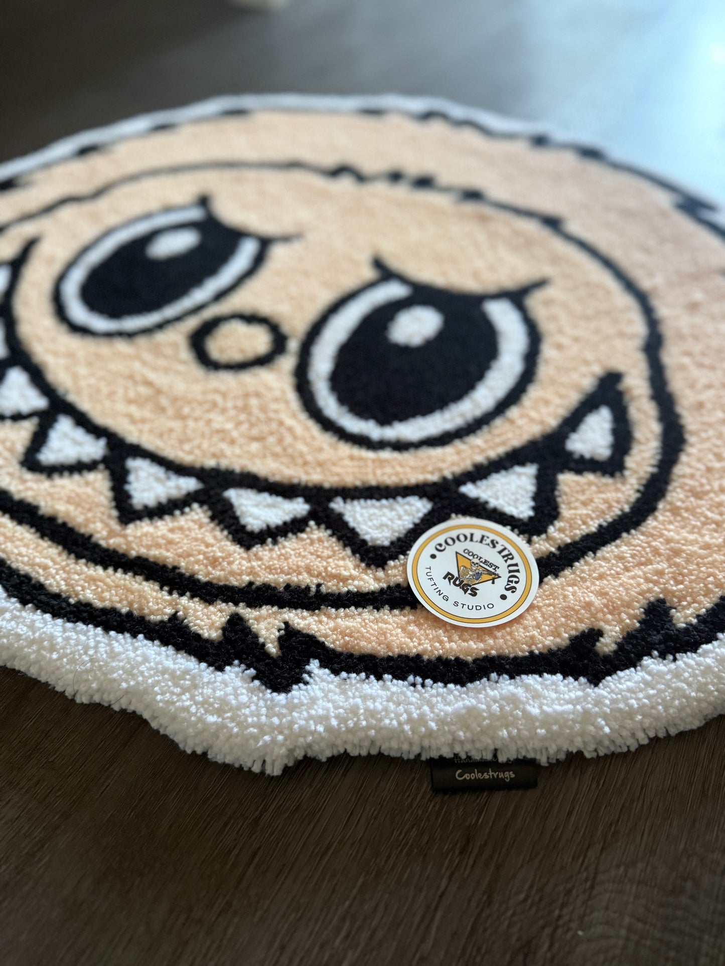 Light coral Labubu rug