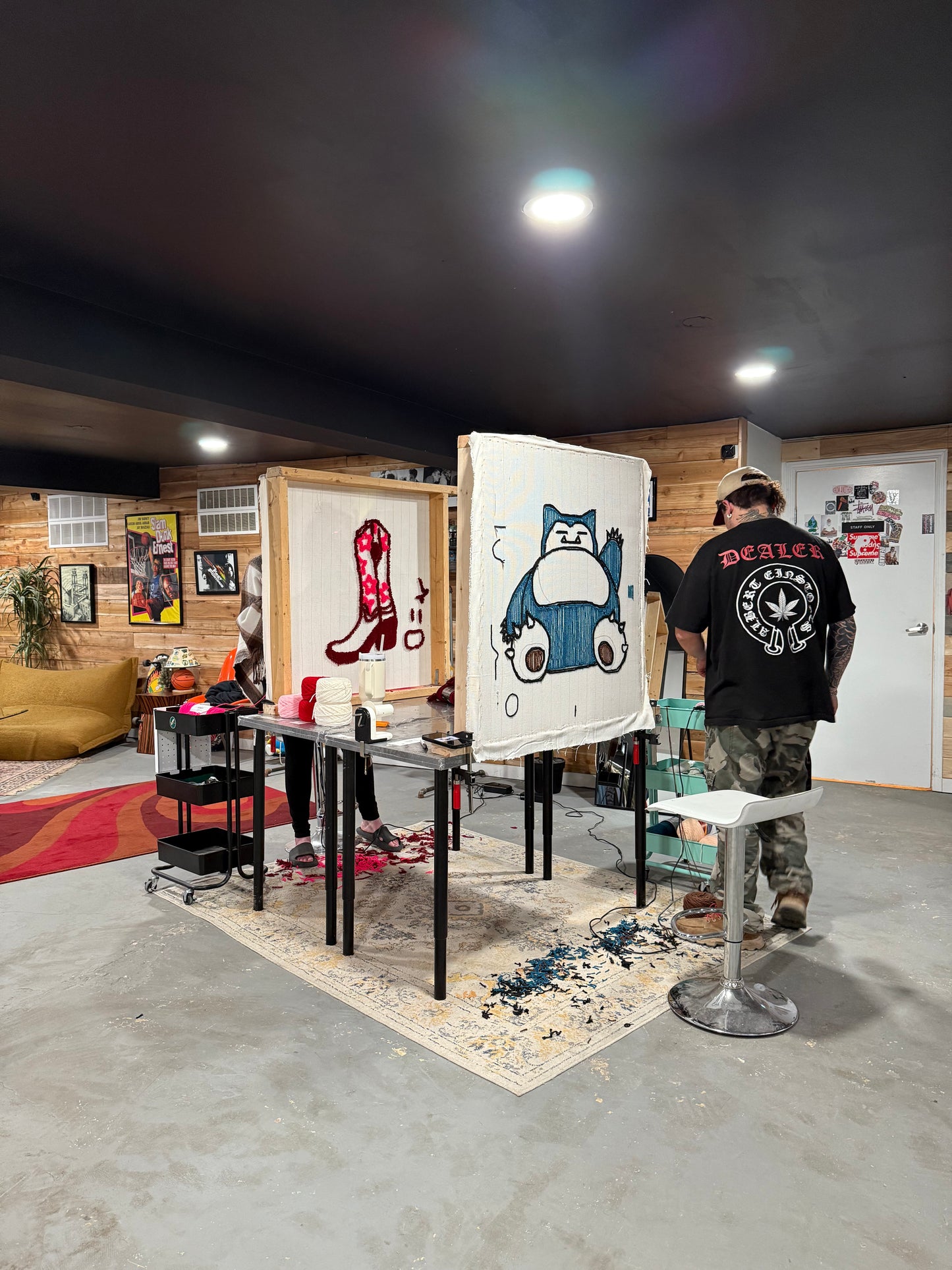 Rug tufting class