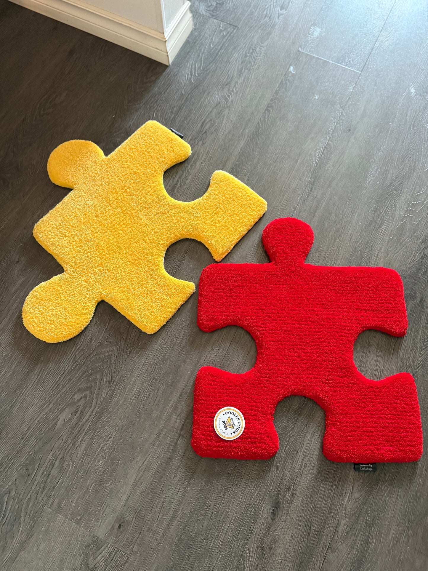 Puzzle custom rug