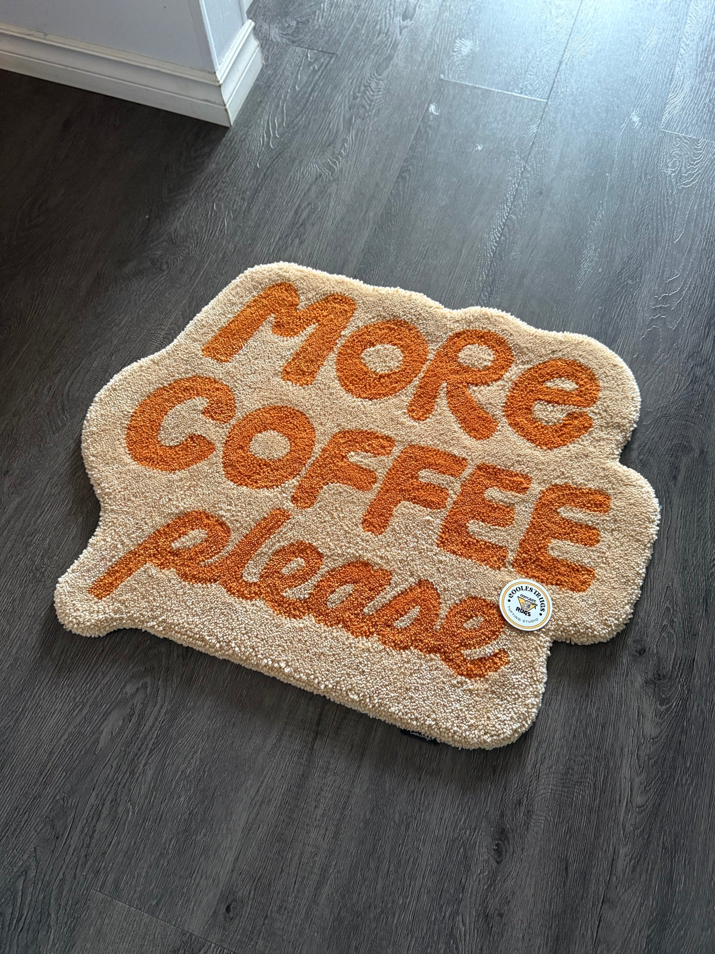 More coffee please custom rug