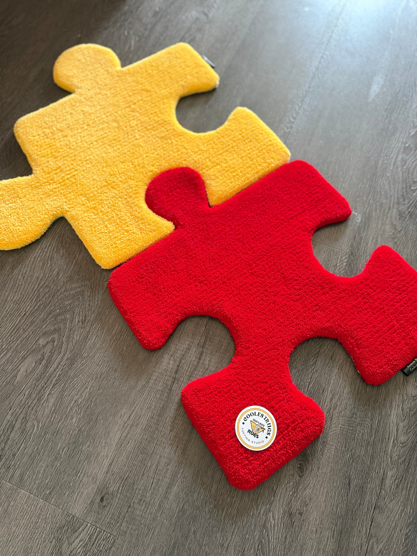 Puzzle custom rug