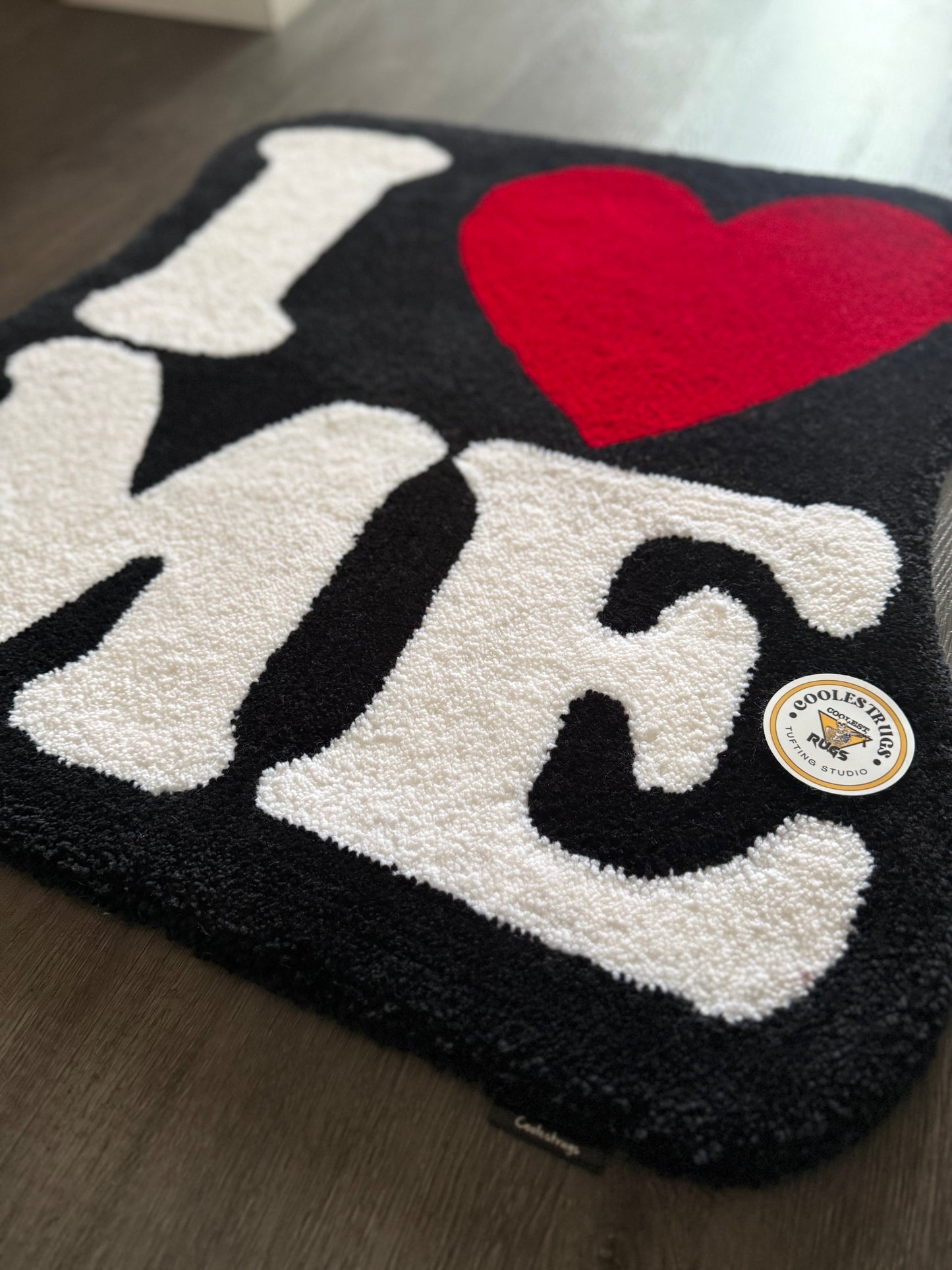 I <3 me custom rug