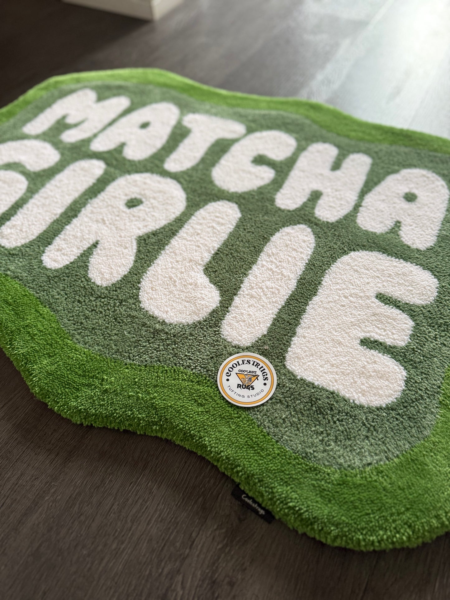 Matcha Girlie custom rug