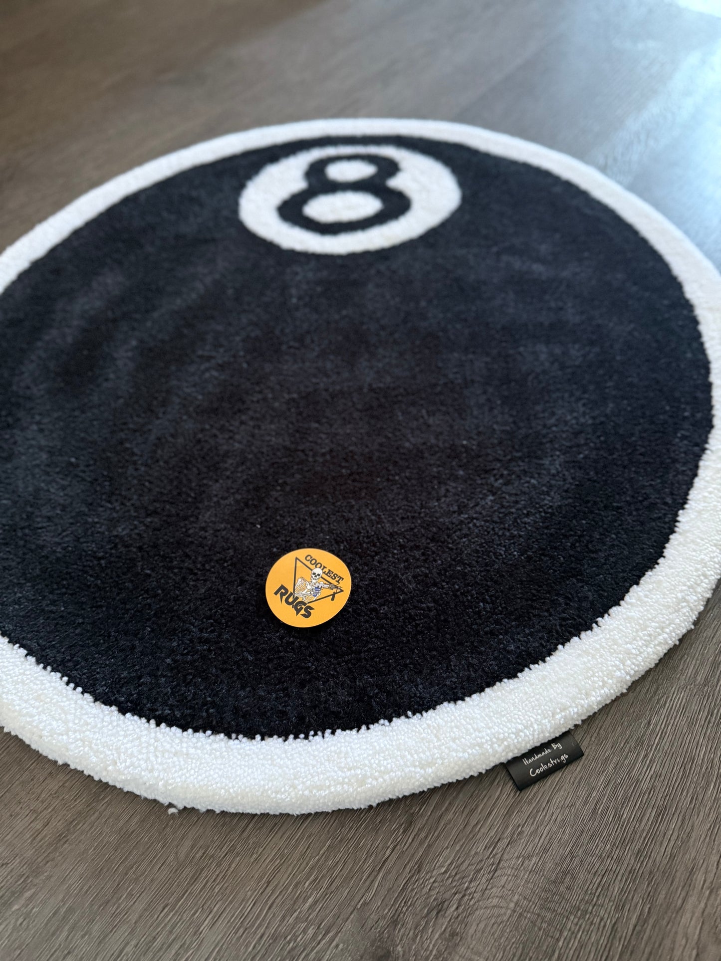 8 ball custom rug