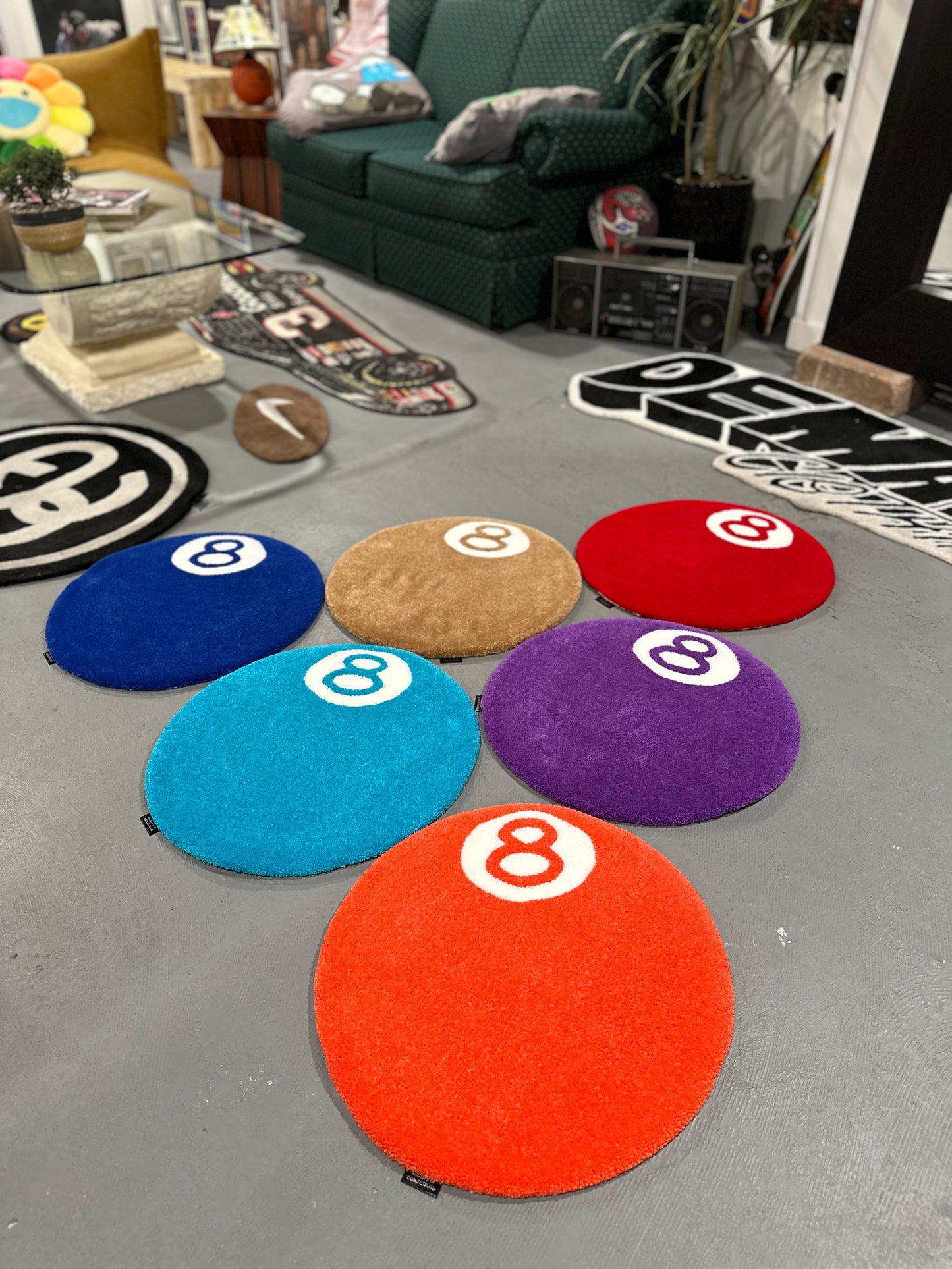 Custom 8 Ball Rugs - Vintage Pop Culture Inspired Rugs