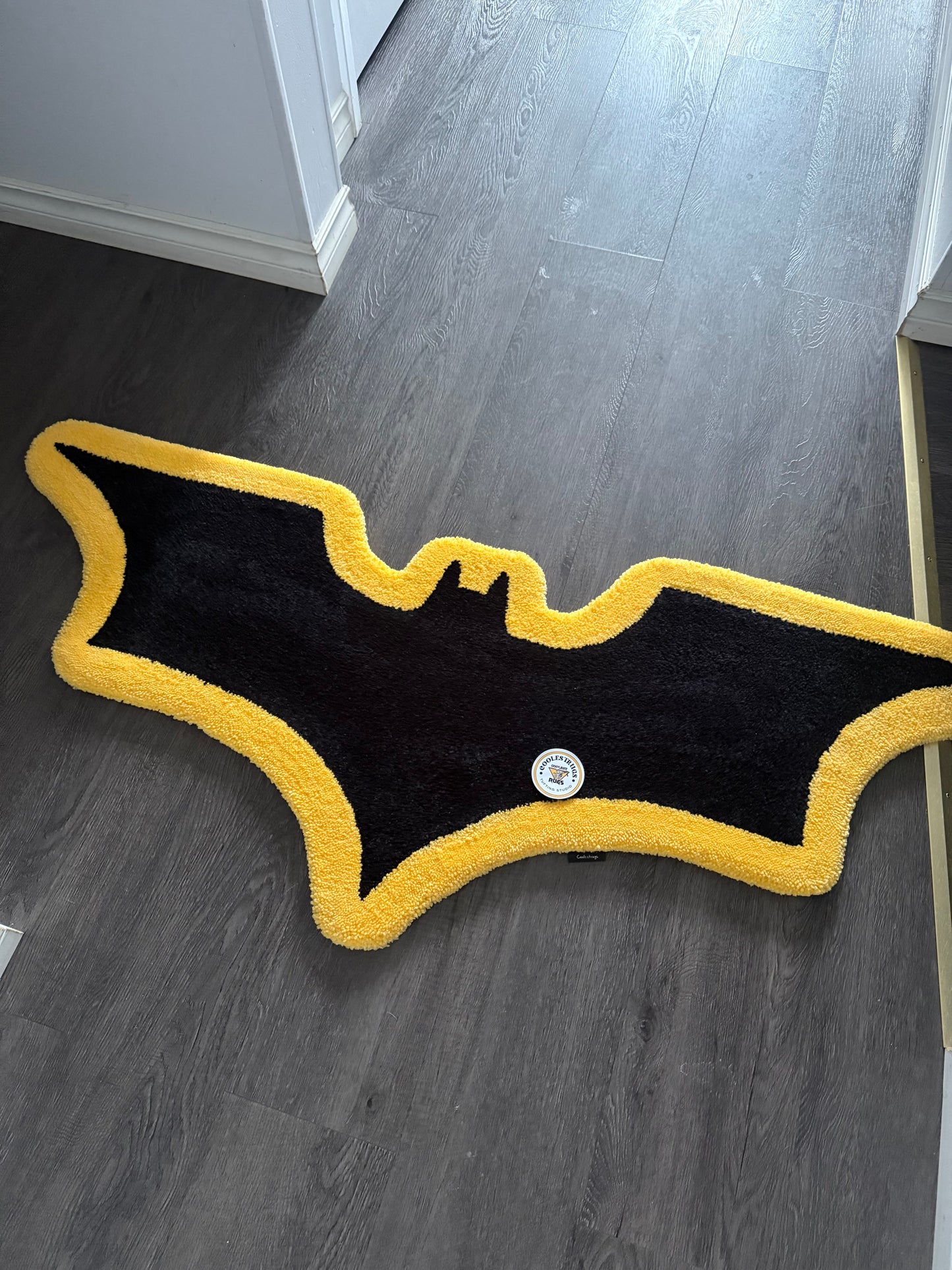 Batman logo custom rug