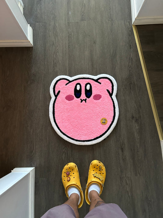 Cute Kirby custom rug