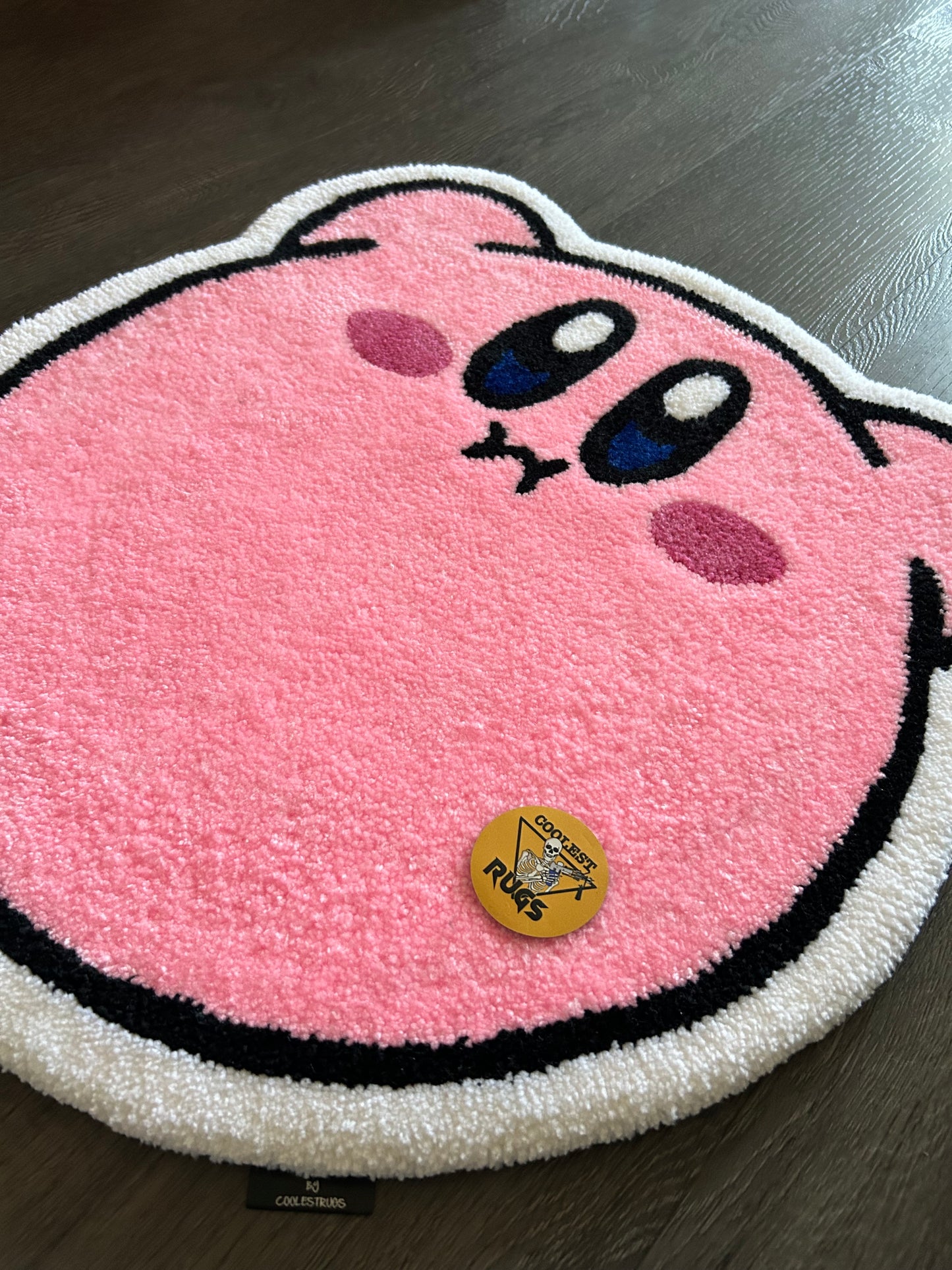 Cute Kirby custom rug