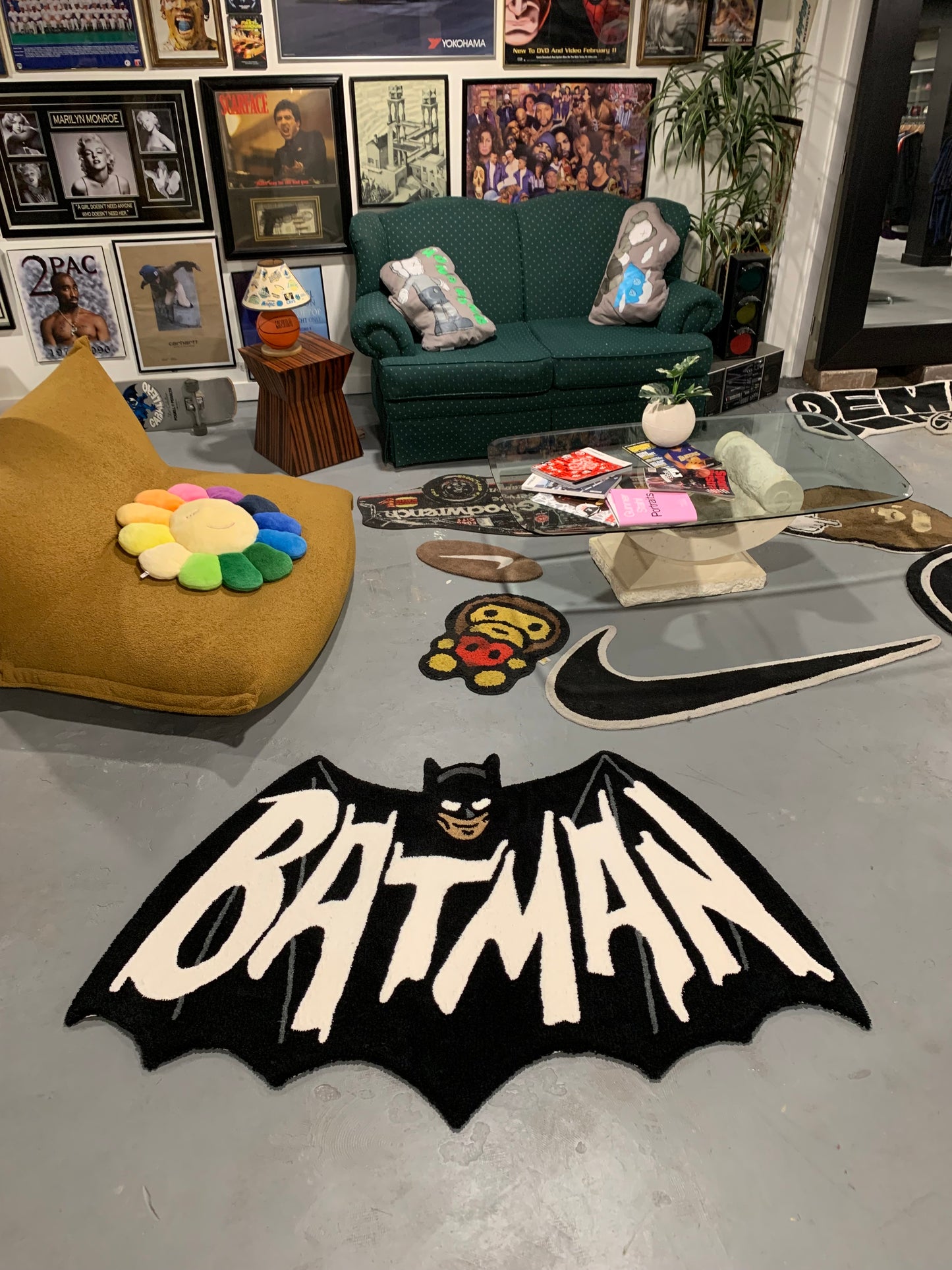 Batman custom rug