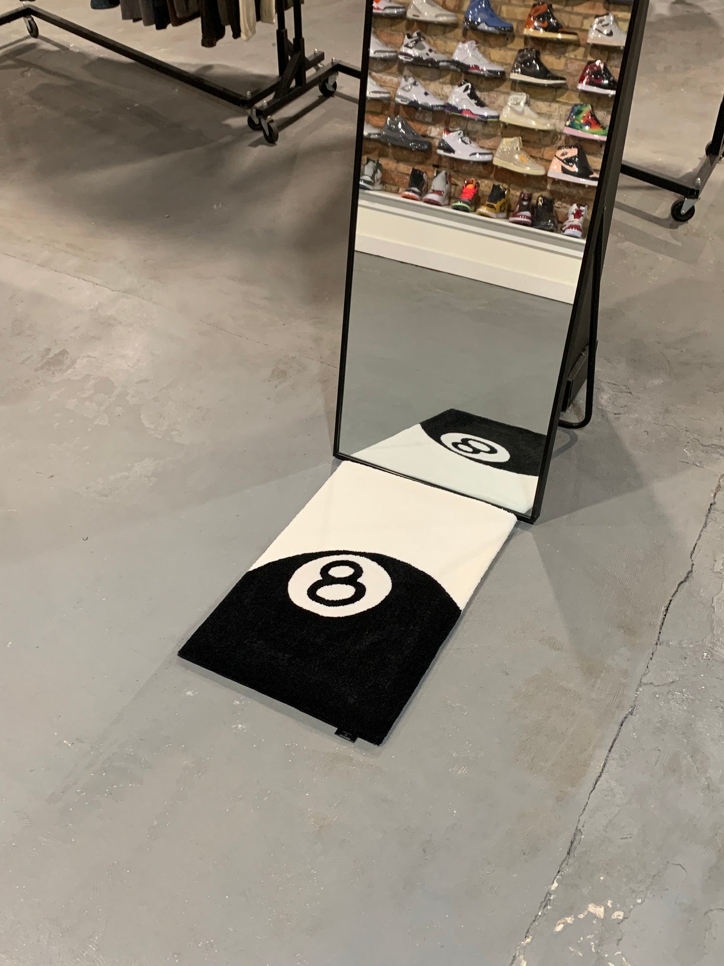 8 ball custom rug