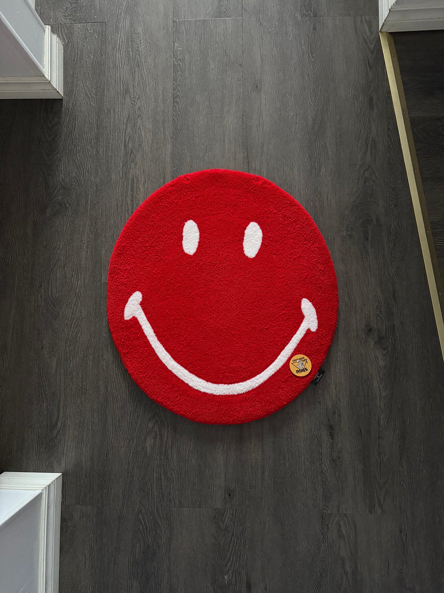 Smiley custom rug