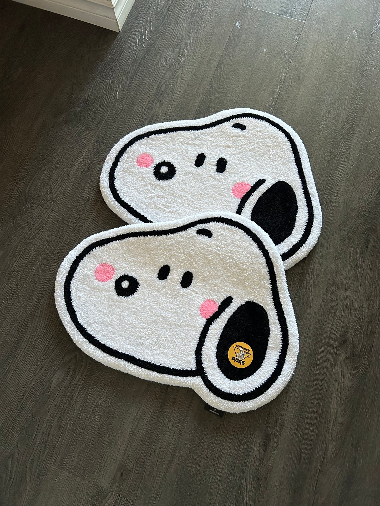 Cute puppy rug