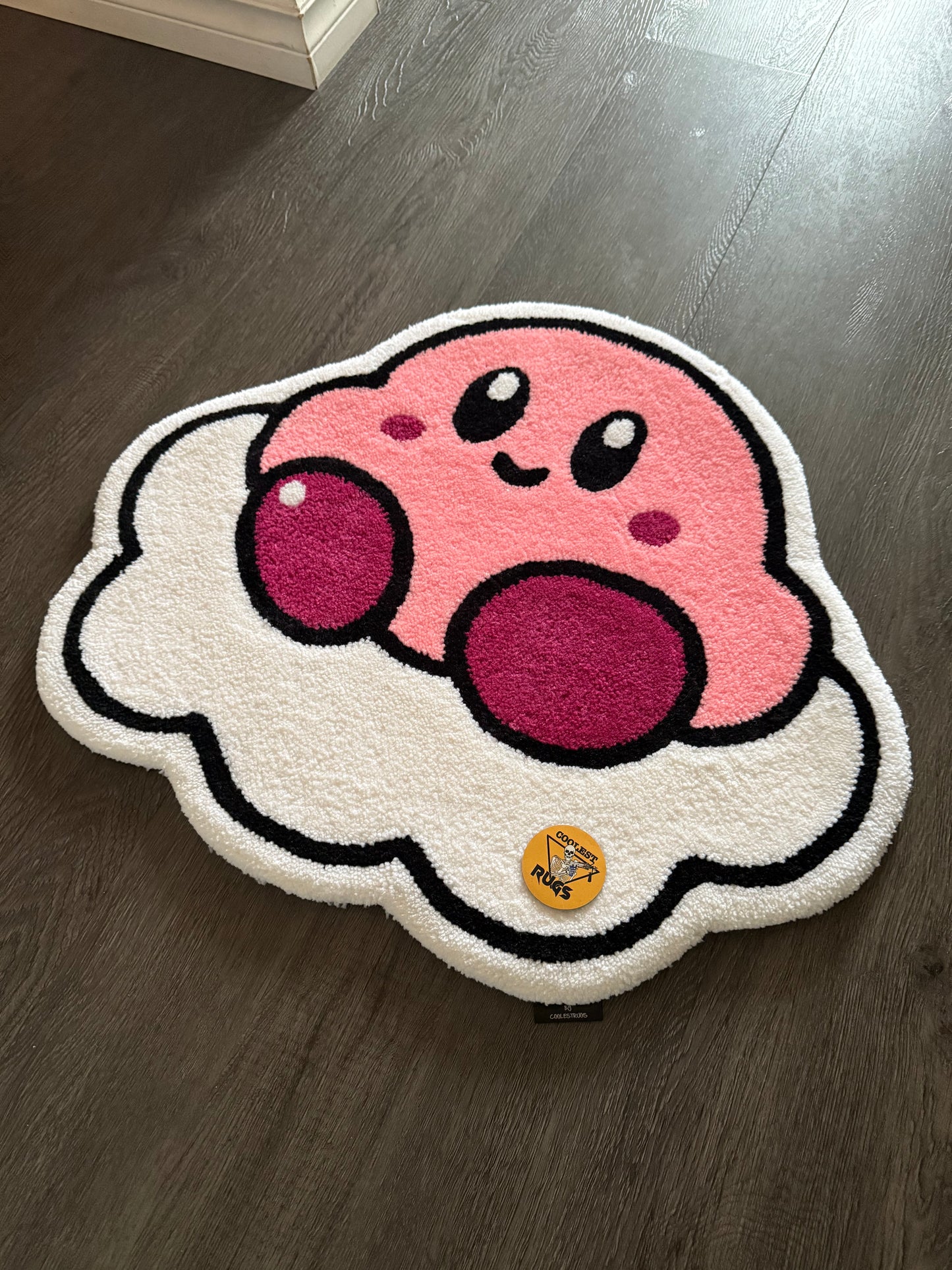 Cute pink custom rug