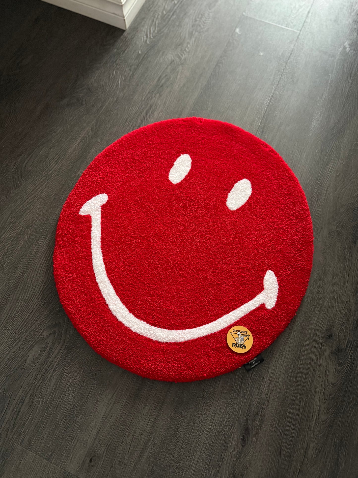 Smiley custom rug