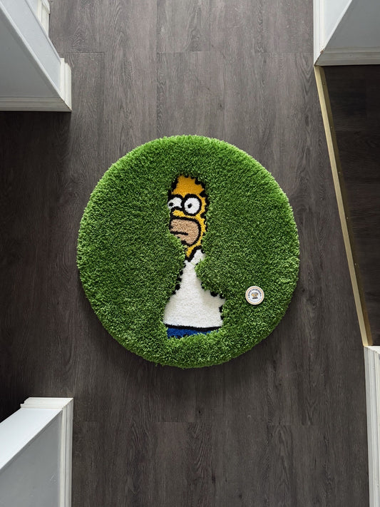 Fluffy Homer rug