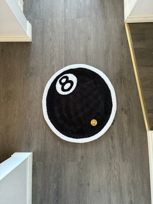 8 ball custom rug