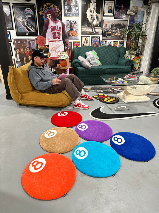 Custom 8 Ball Rugs - Vintage Pop Culture Inspired Rugs