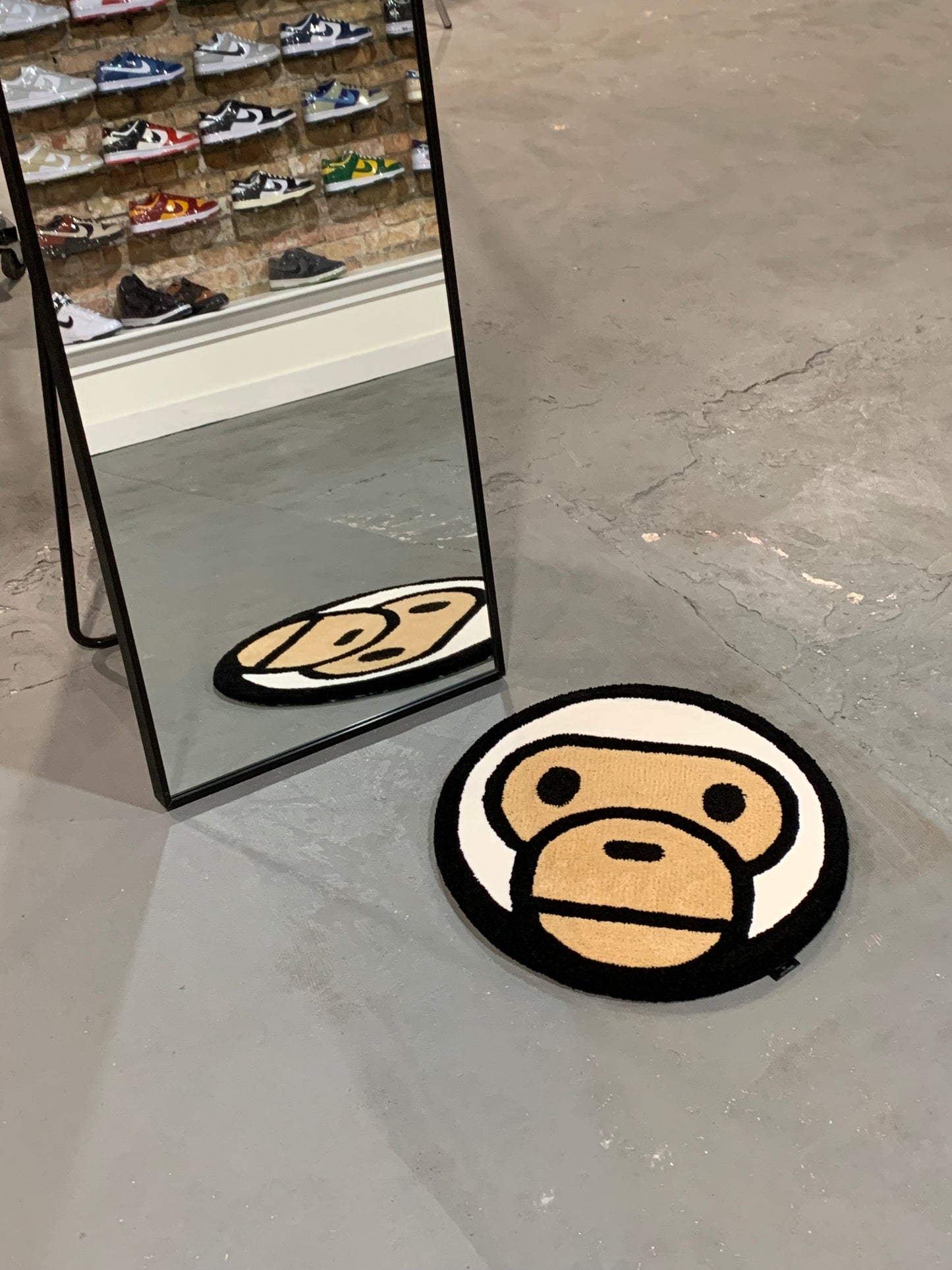 Baby ape white rug