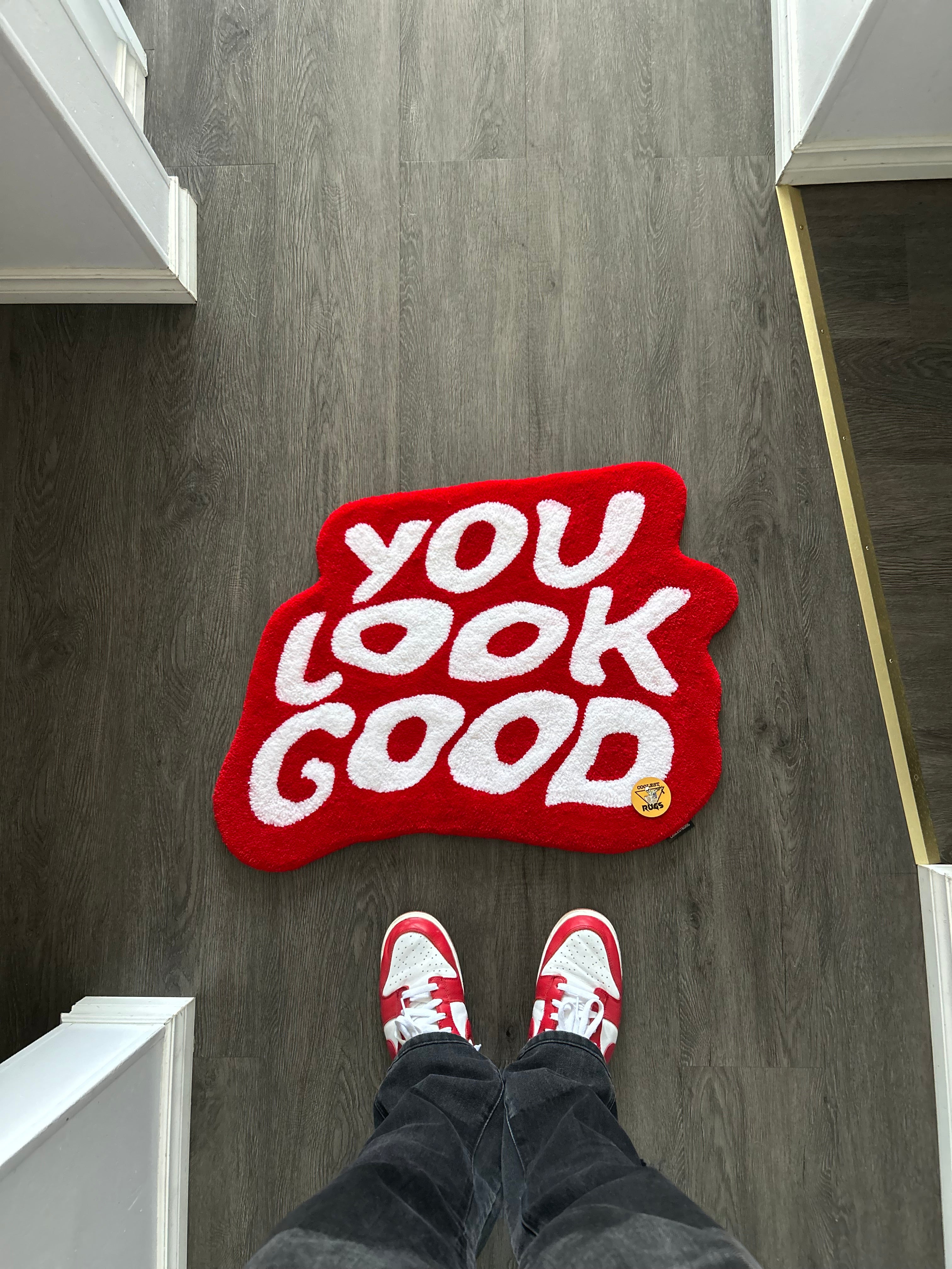 Hey ‘You Look Good’ rug – Coolestrugs