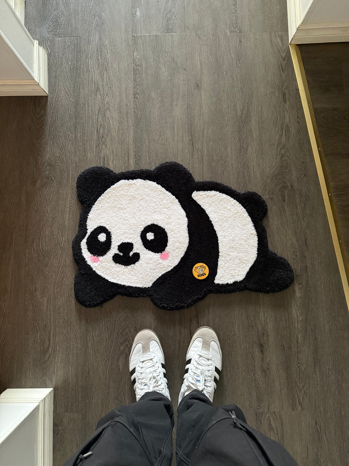 Panda custom rug