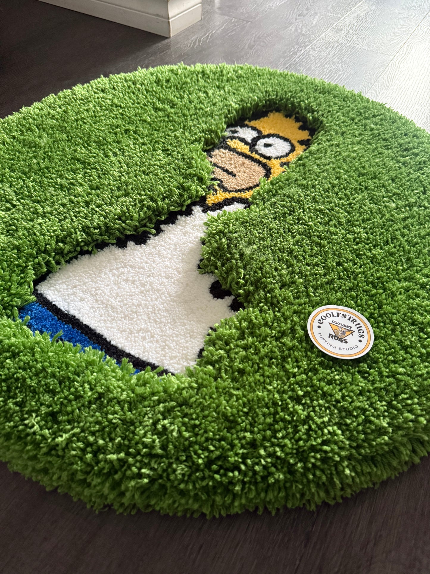 Fluffy Homer rug