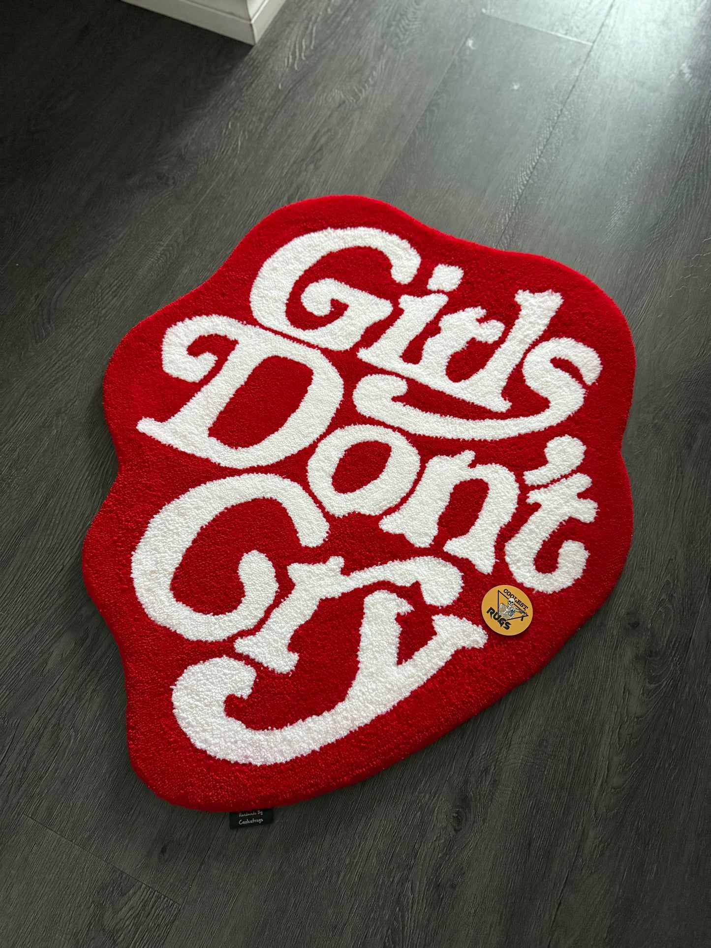 Girls Dont Cry custom rug