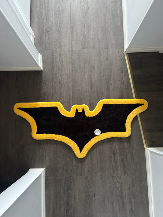 Batman logo custom rug