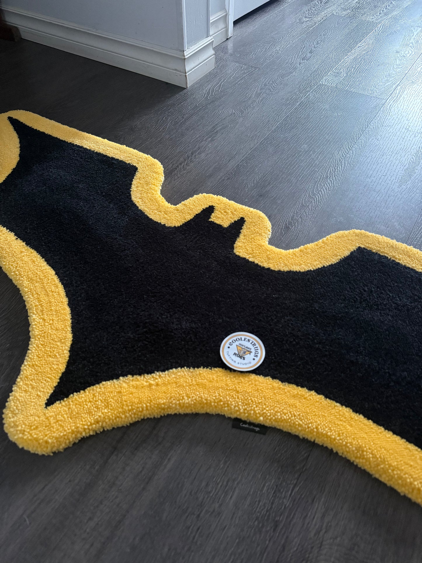 Batman logo custom rug