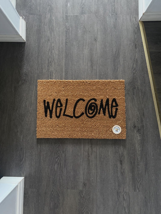 Welcome custom doormat