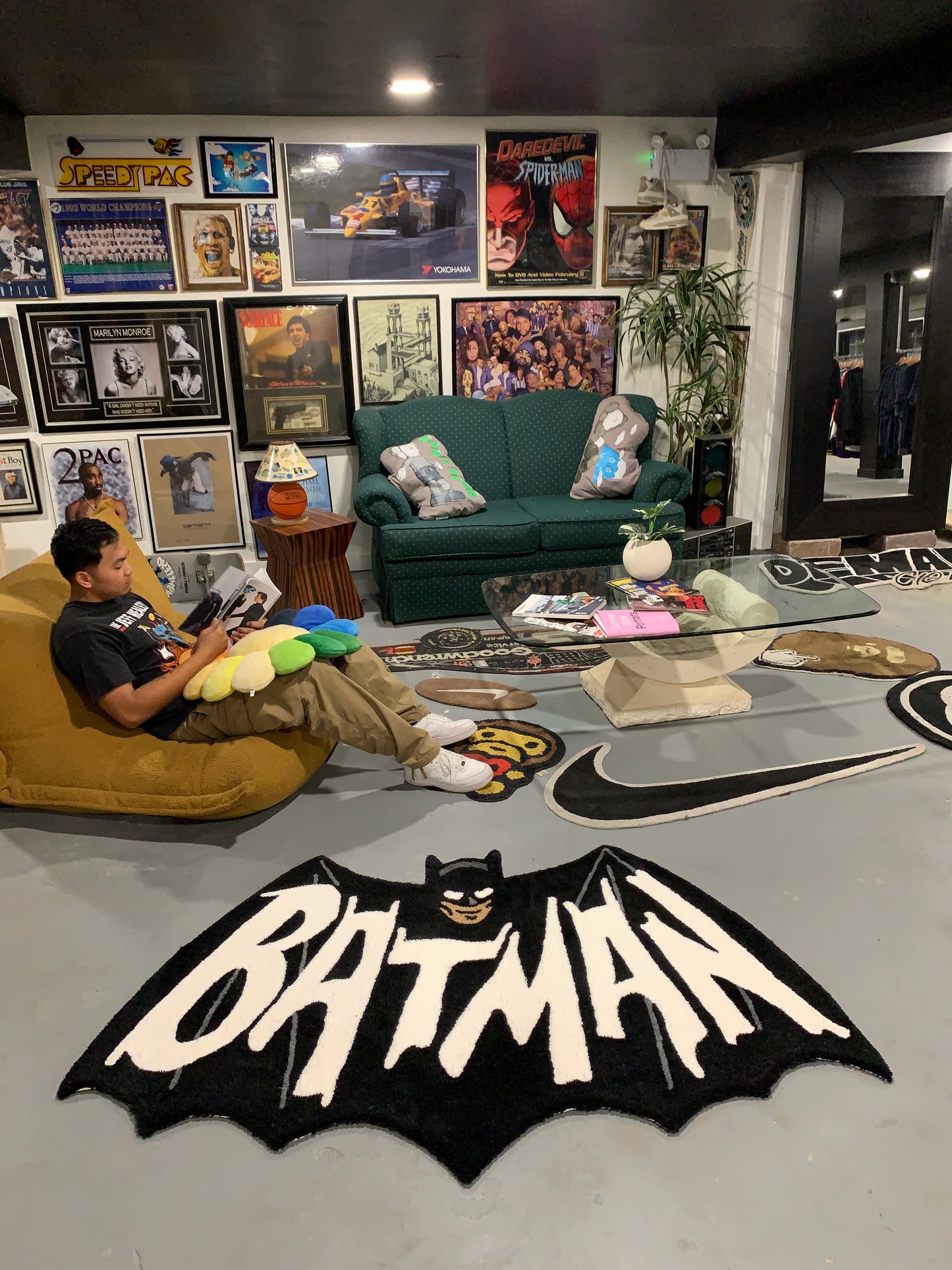 Batman custom rug