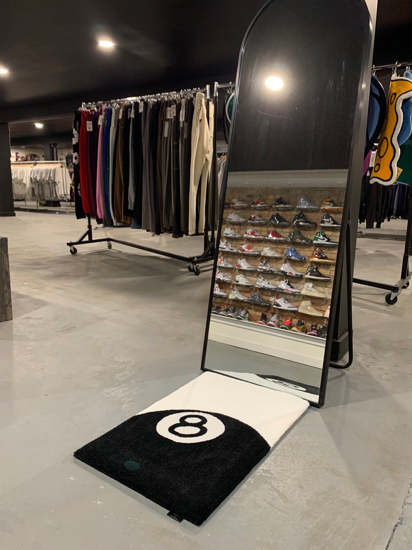 8 ball custom rug