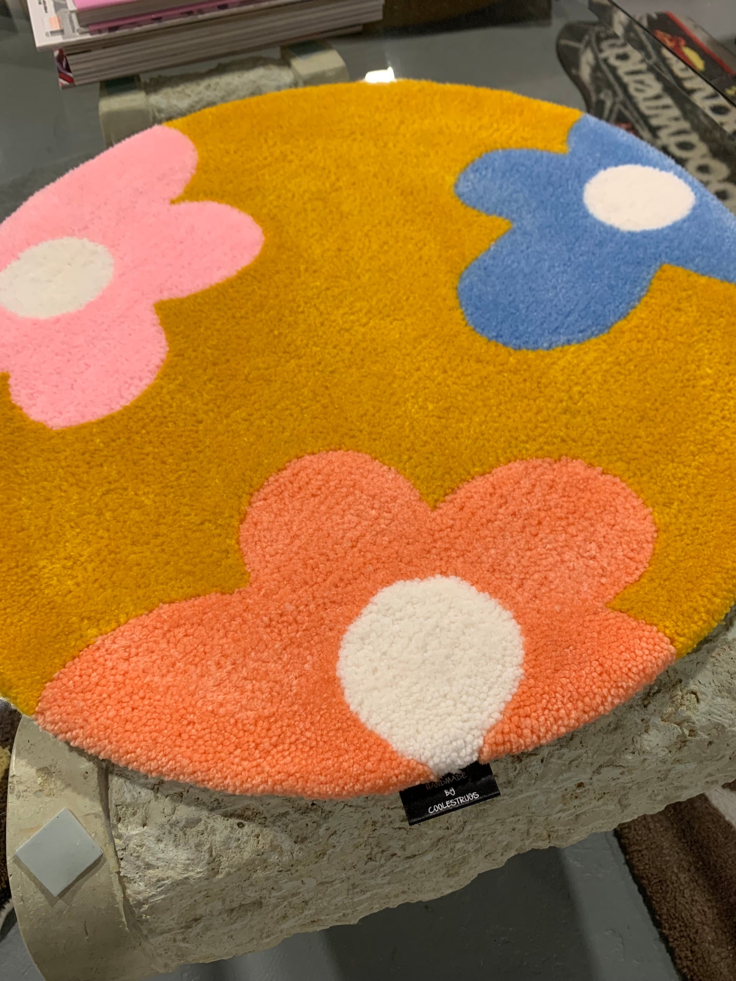 Colorful Flower Rug - Pop Art Inspired Rugs