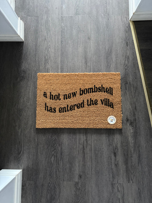 Love island custom doormat