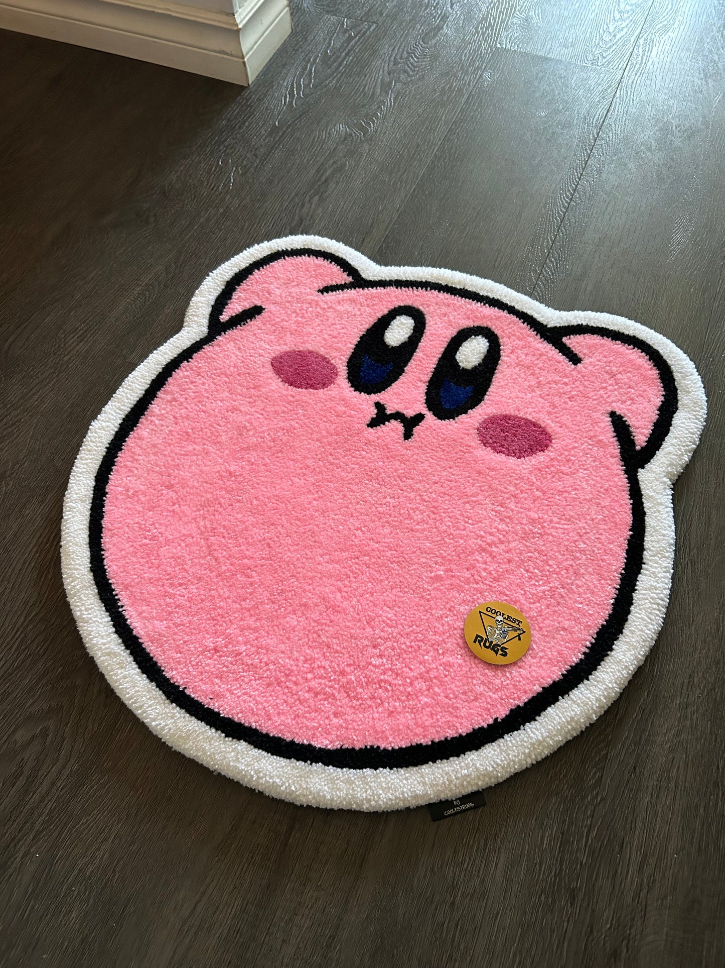 Cute Kirby custom rug