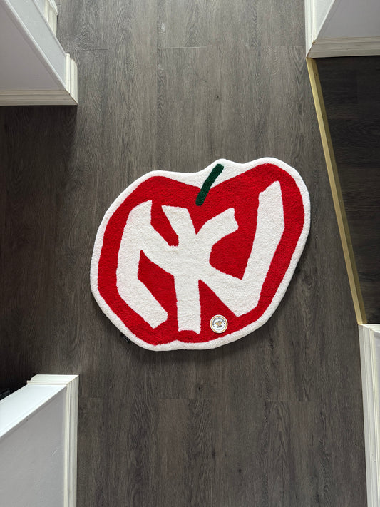 NY Apple custom rug