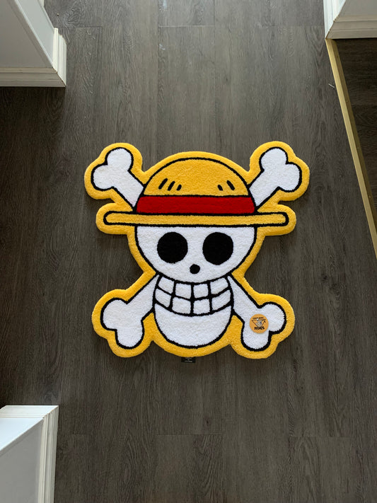 Straw hat pirate rug