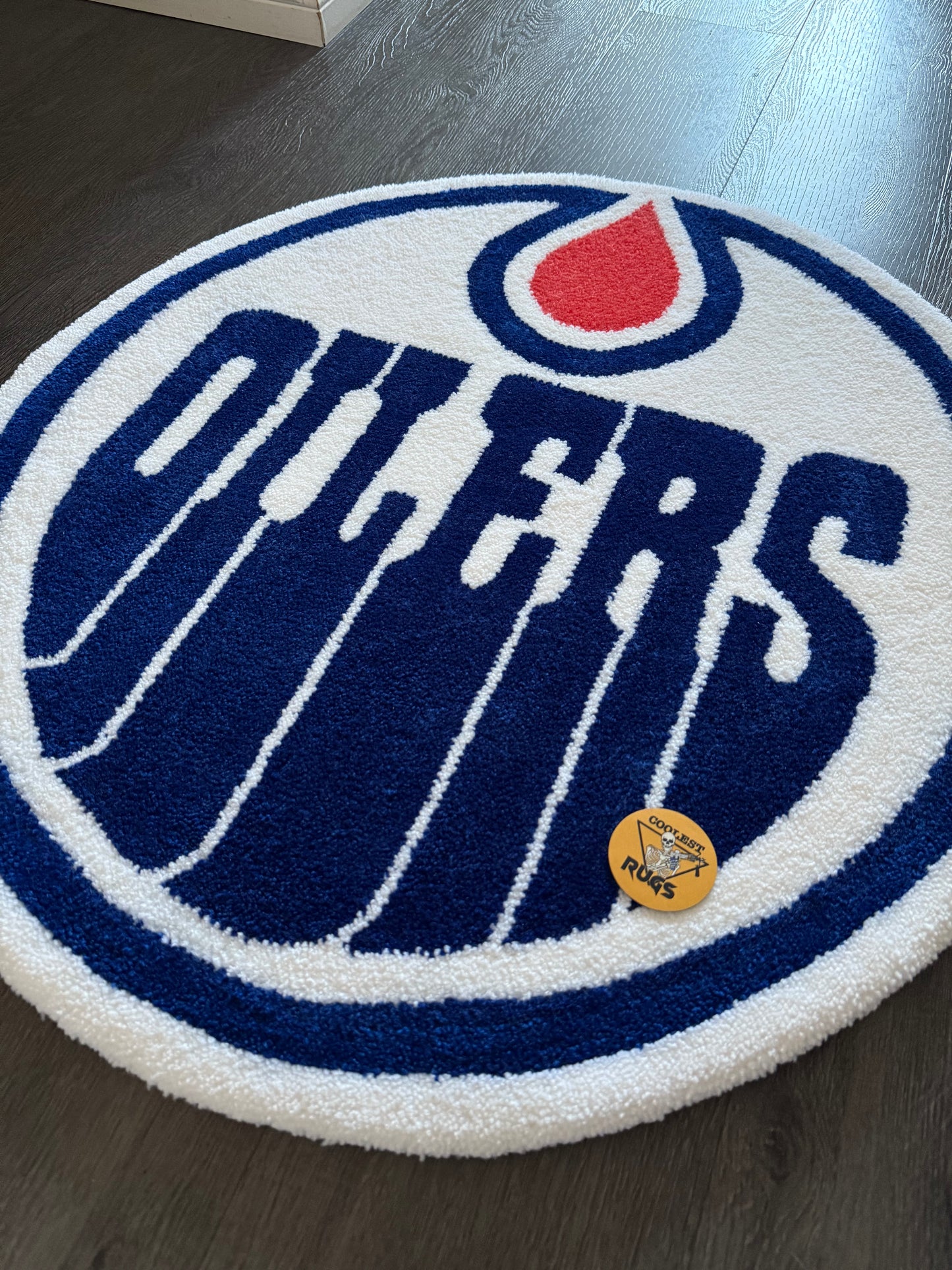 Oilers custom rug