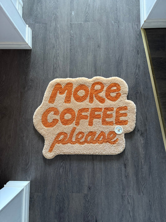 More coffee please custom rug