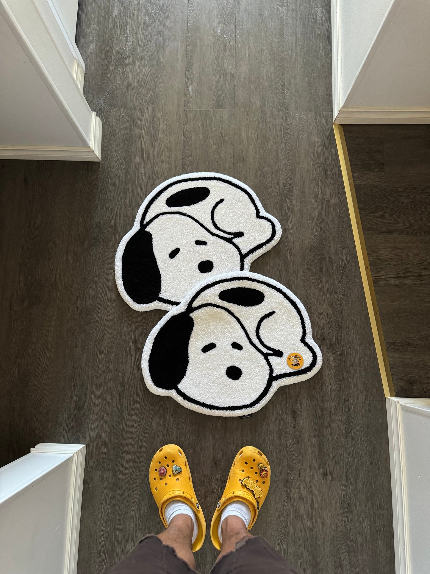 Cute snoopy custom rug