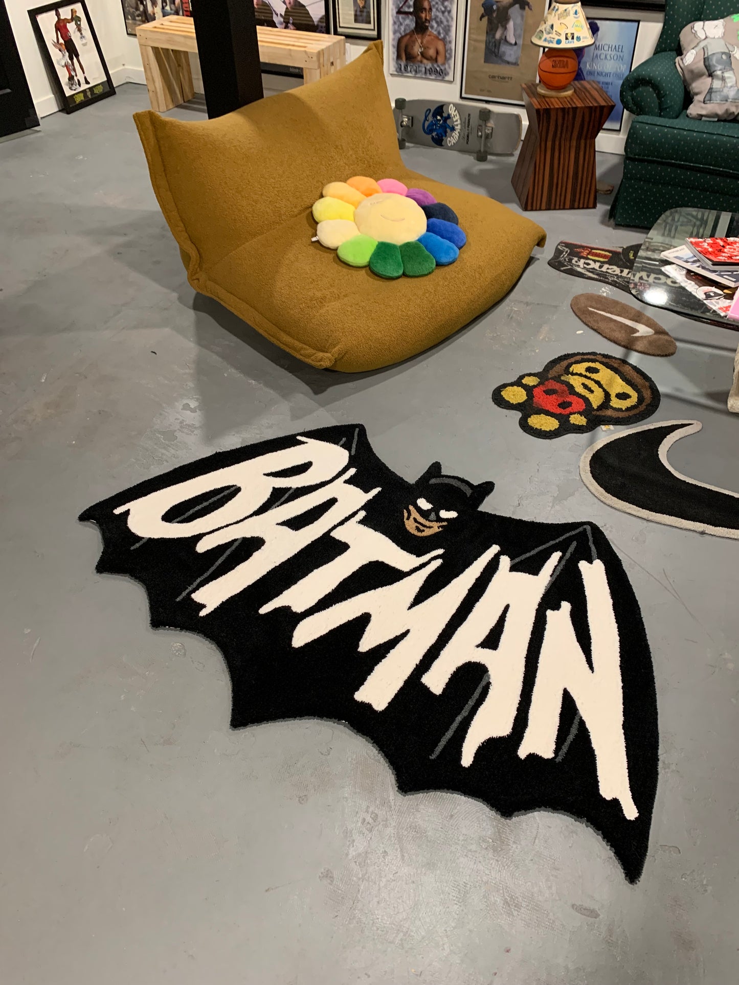 Batman custom rug