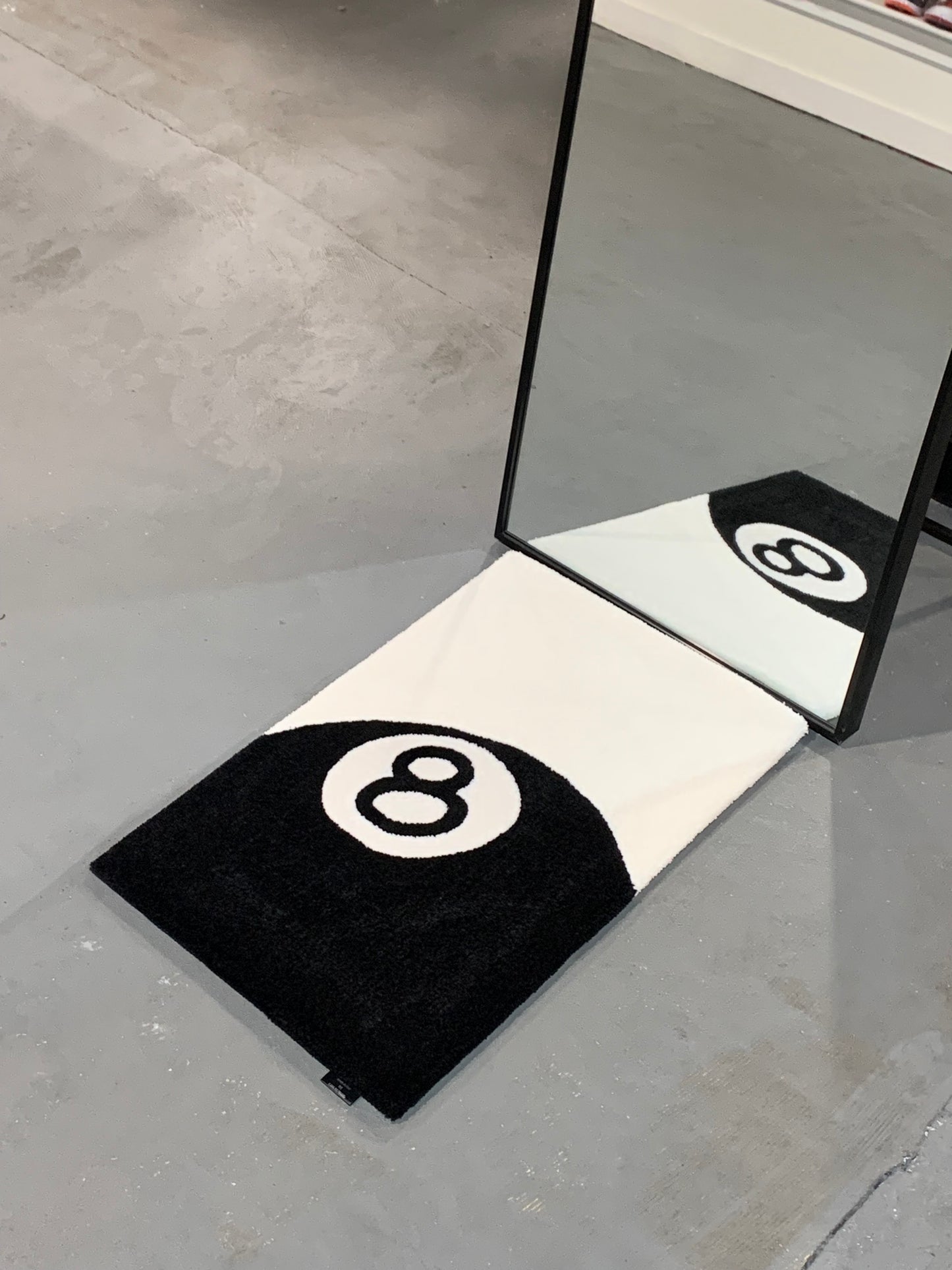 8 ball custom rug