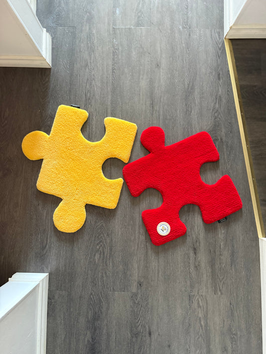 Puzzle custom rug